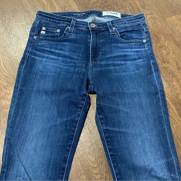 AG Adriano Goldschmied Prima Ankle Jean Medium Wash Size 27R - Picture 2 of 10
